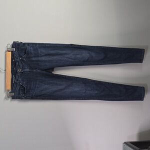 Ag Adriano Goldschmied Jeans Size 0 25 Blue Denim Legging Ankle Super Skinny